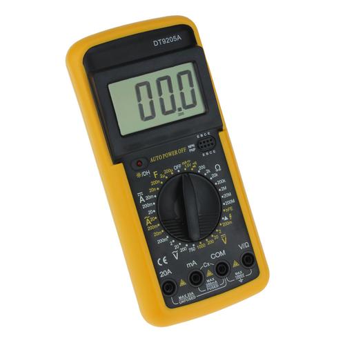跨境热卖 dt9205a 手持式数字万用表 电工仪器仪表